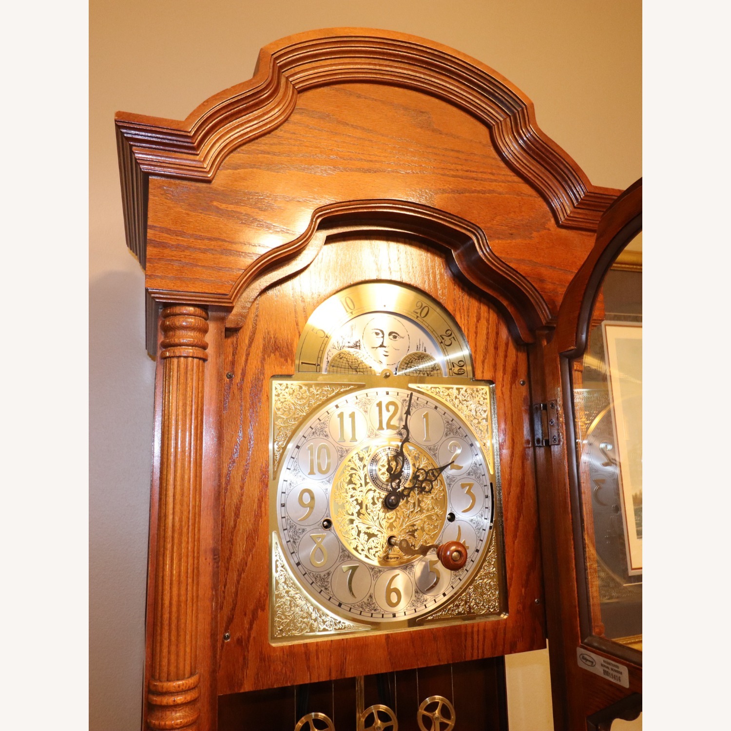 Ridgeway Model 266 Vintage Grandfather Clock - image-10