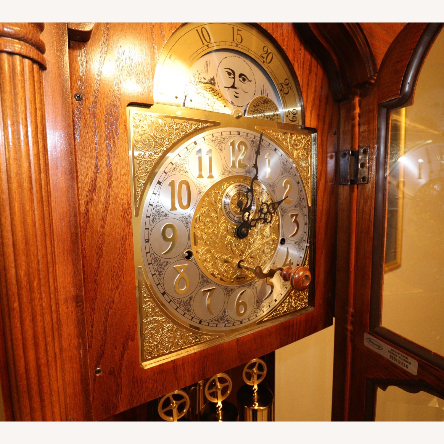 Ridgeway Model 266 Vintage Grandfather Clock - image-3