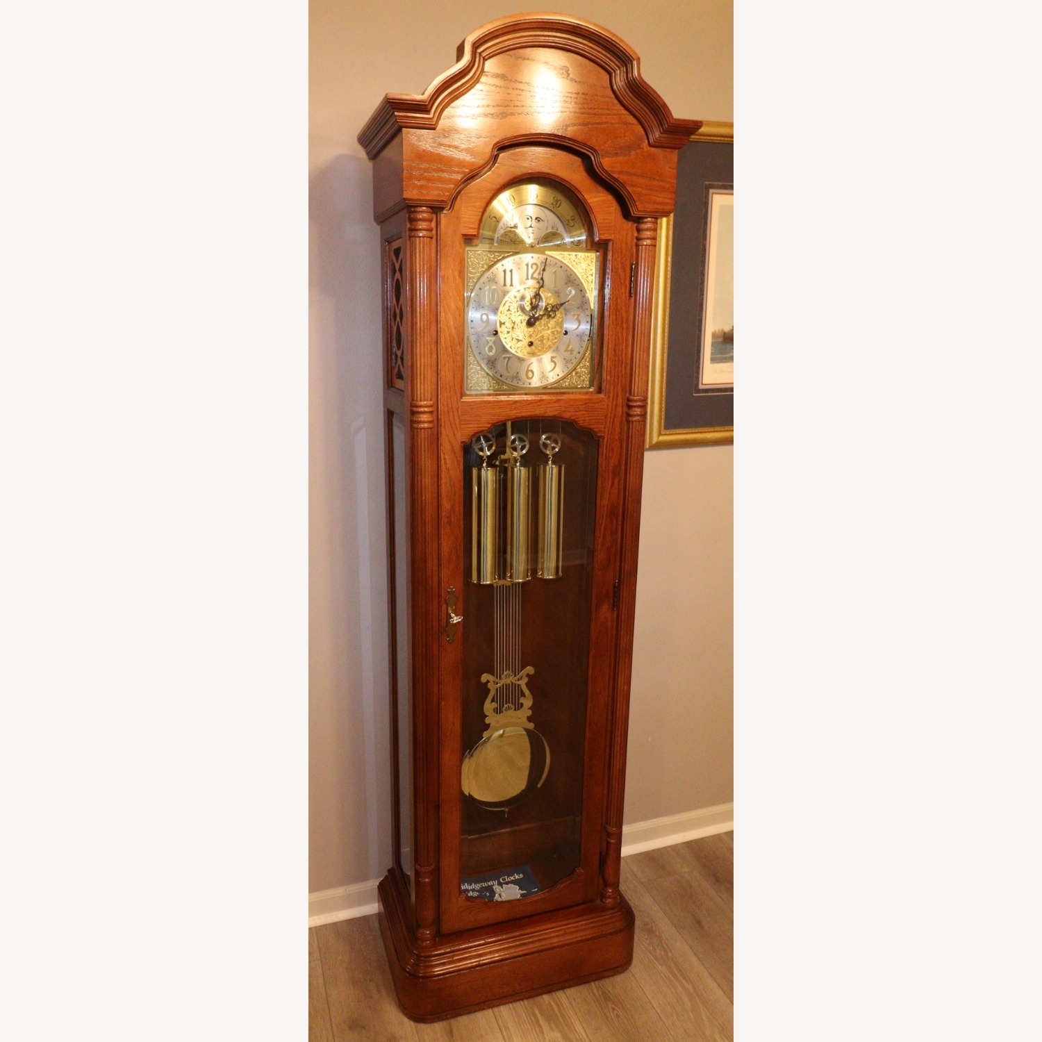 Ridgeway Model 266 Vintage Grandfather Clock - image-13