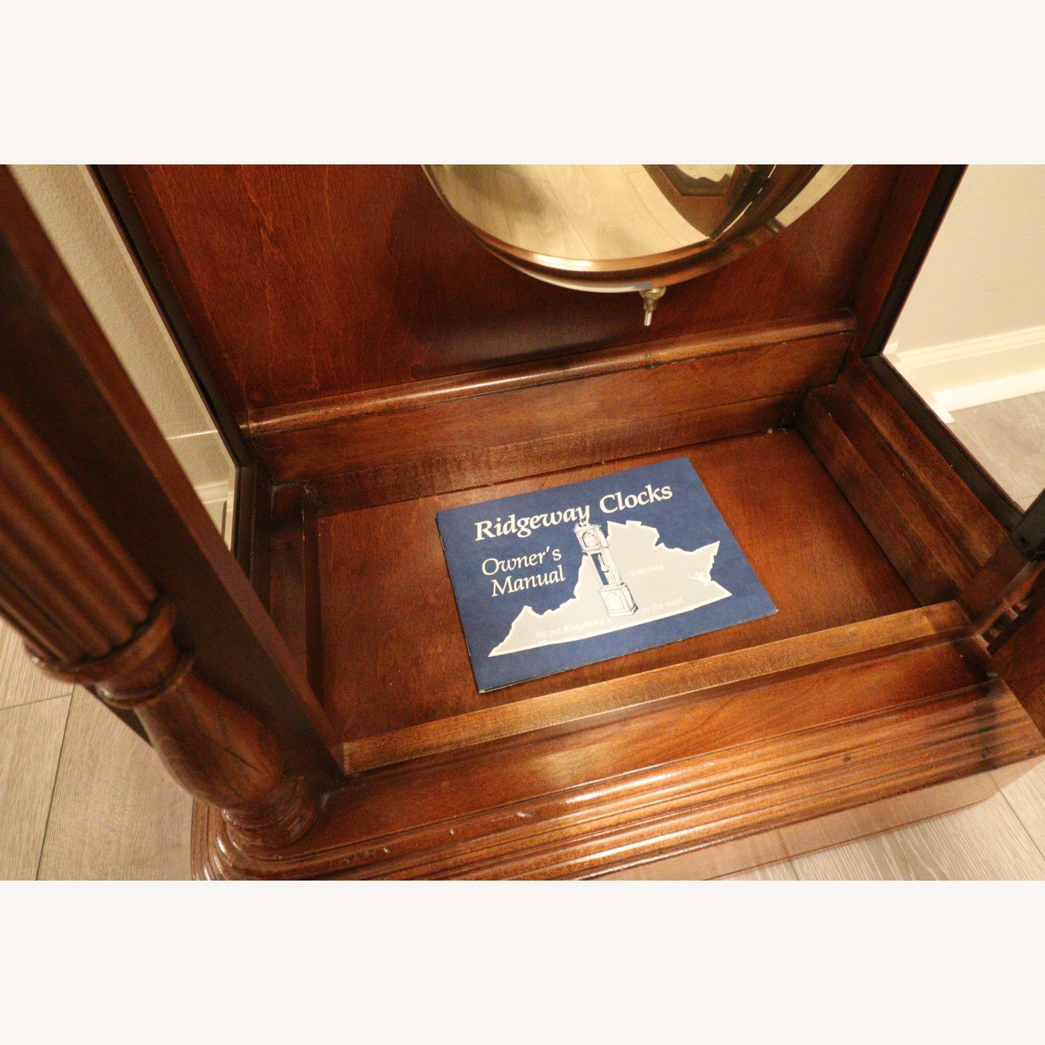 Ridgeway Model 266 Vintage Grandfather Clock - image-17