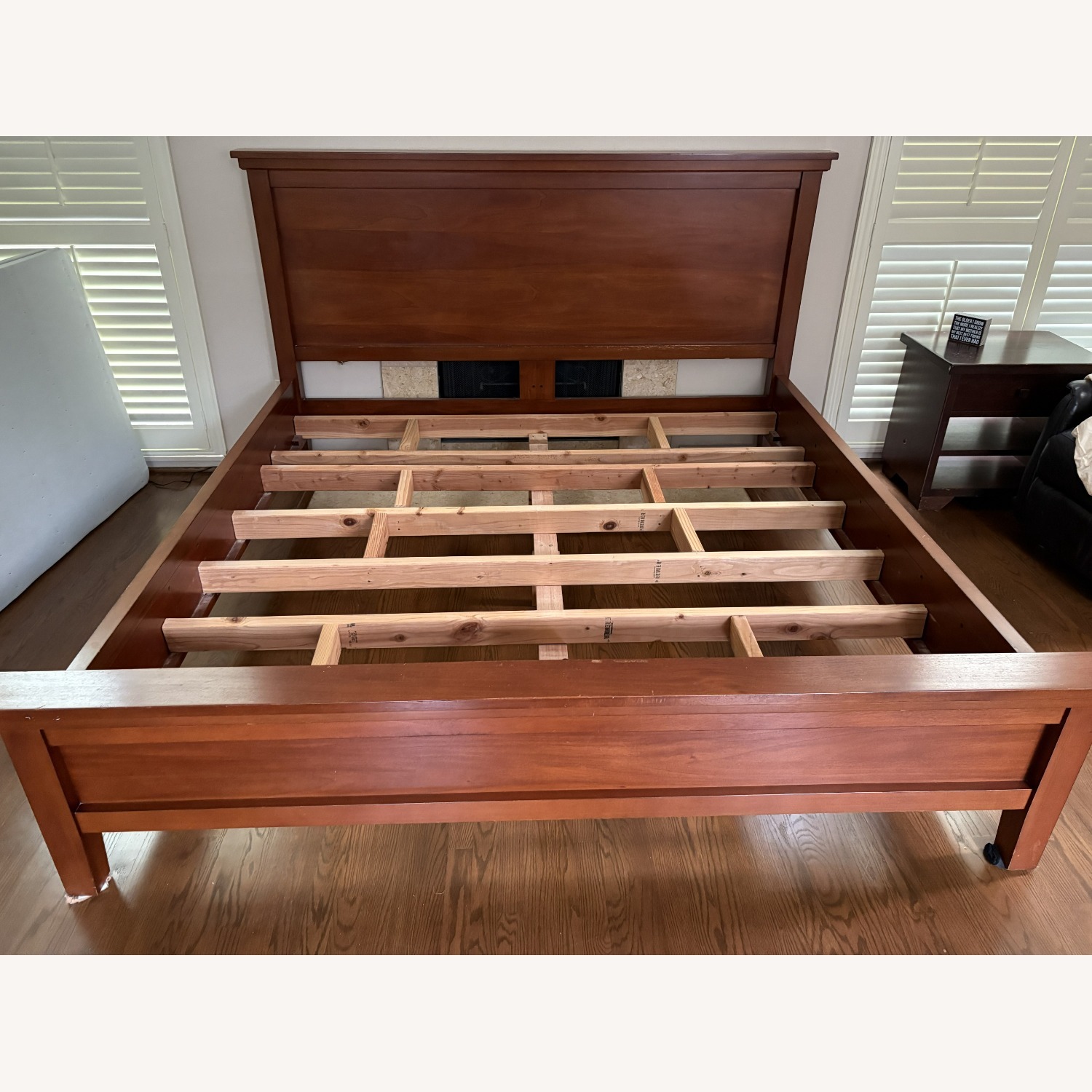 Pottery Barn Wood King Bed - image-4