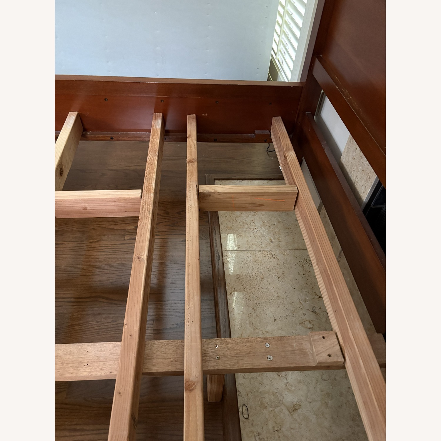 Pottery Barn Wood King Bed - image-5