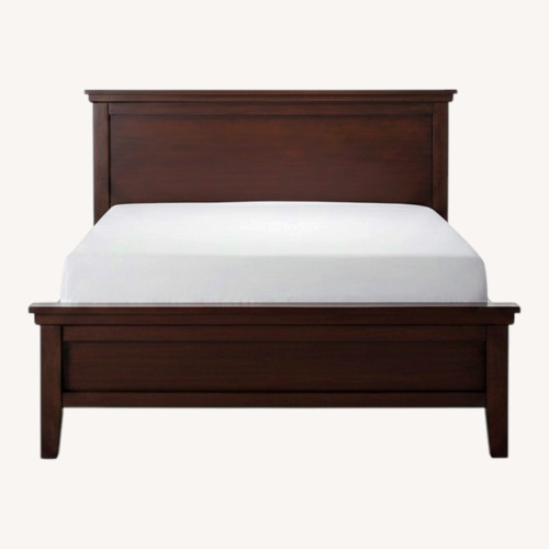 Used Pottery Barn Wood King Bed for sale on AptDeco