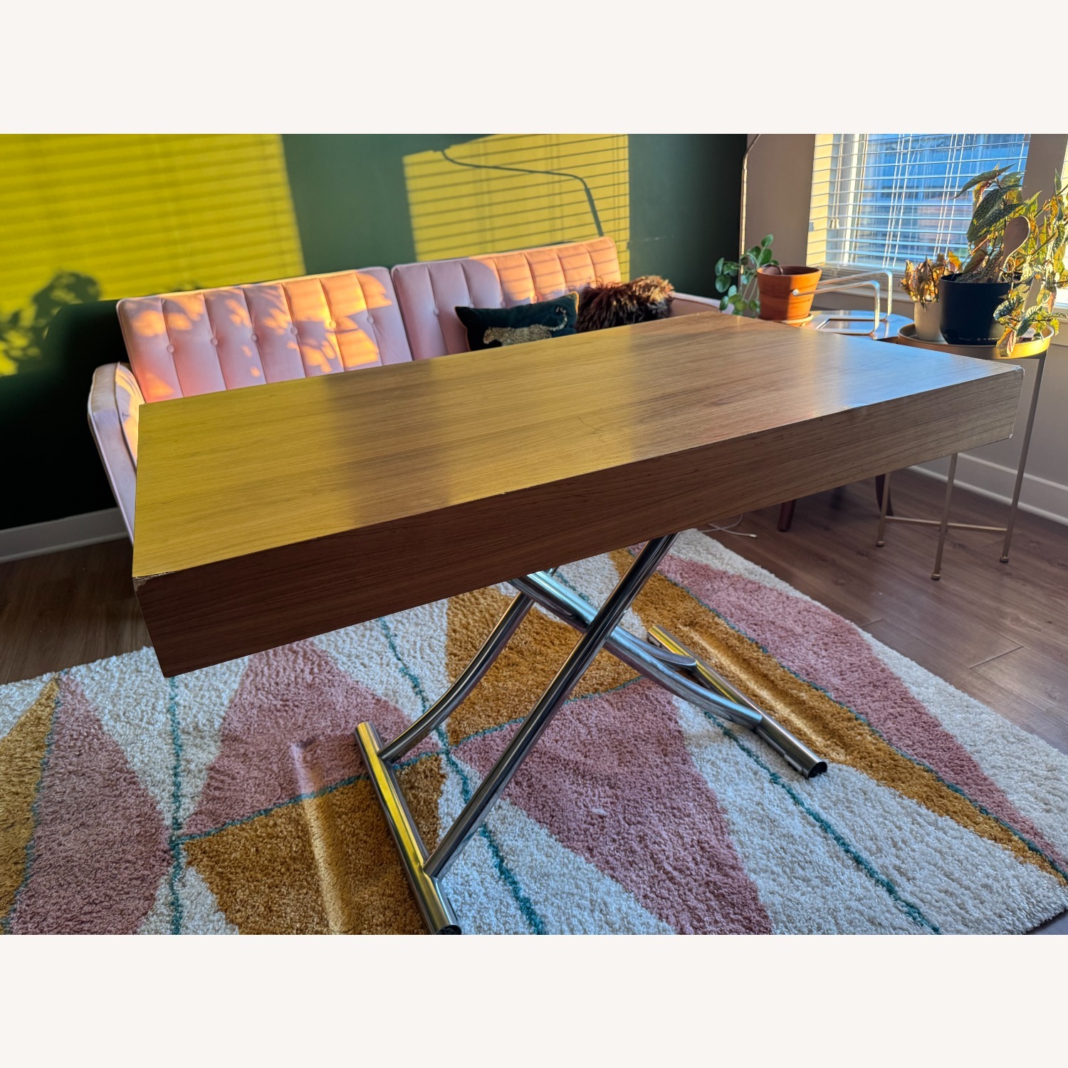 Vintage/Antique Wood Dining Table - image-9