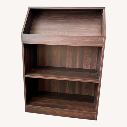 Used Dark Brown Wood Bookcase for sale on AptDeco