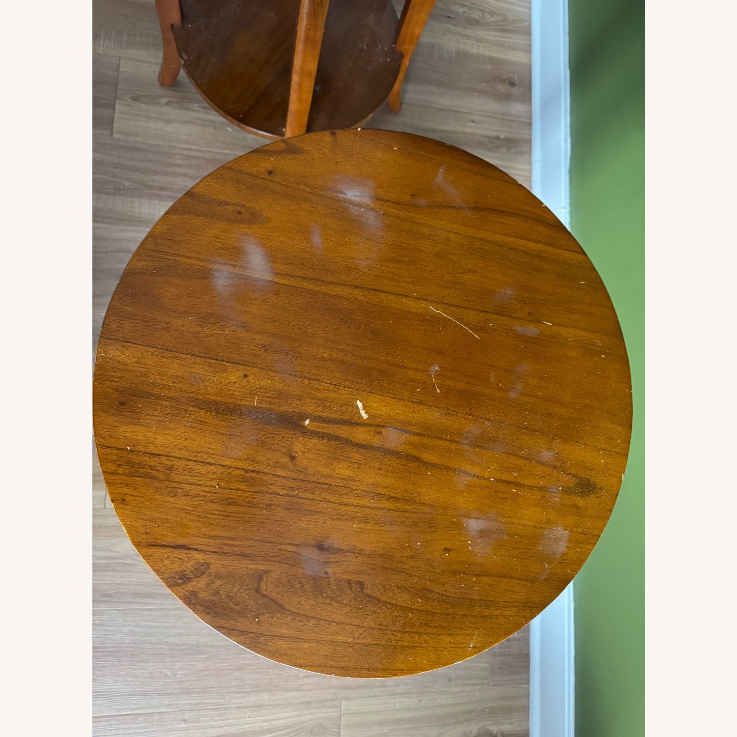 Vintage/Antique Wood Side Tables - image-6