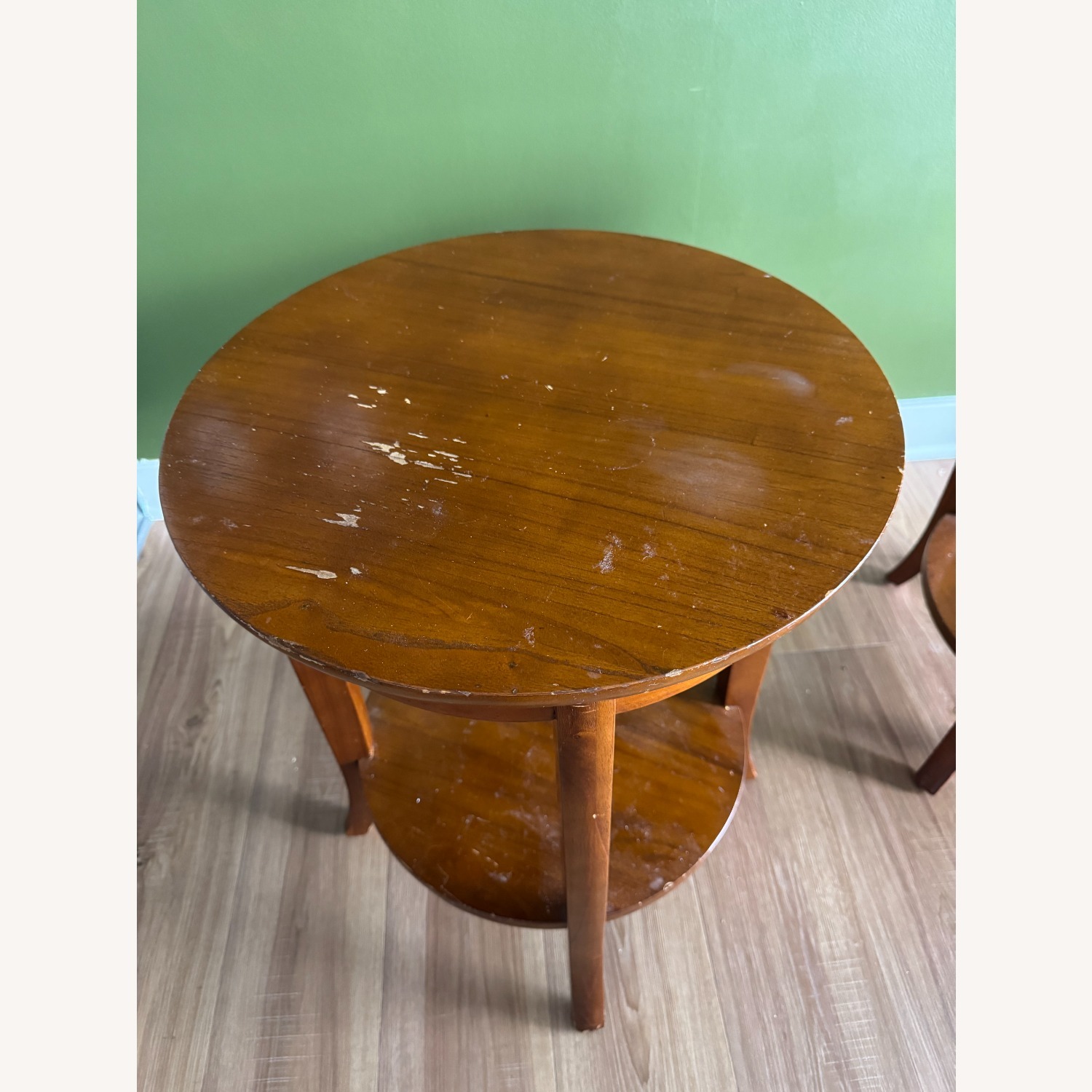 Vintage/Antique Wood Side Tables - image-4