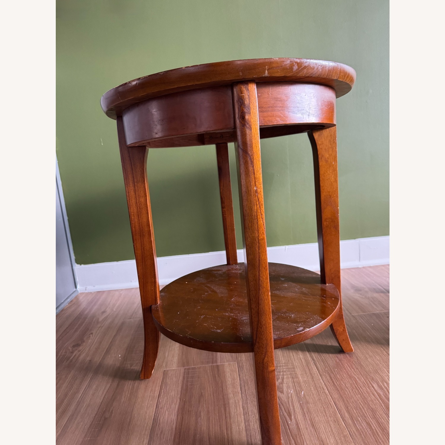 Vintage/Antique Wood Side Tables - image-3