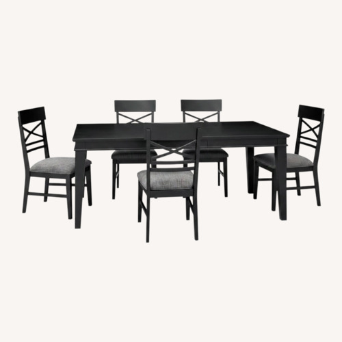 Used Raymour & Flanigan Halden 8 Piece Dining Set  for sale on AptDeco