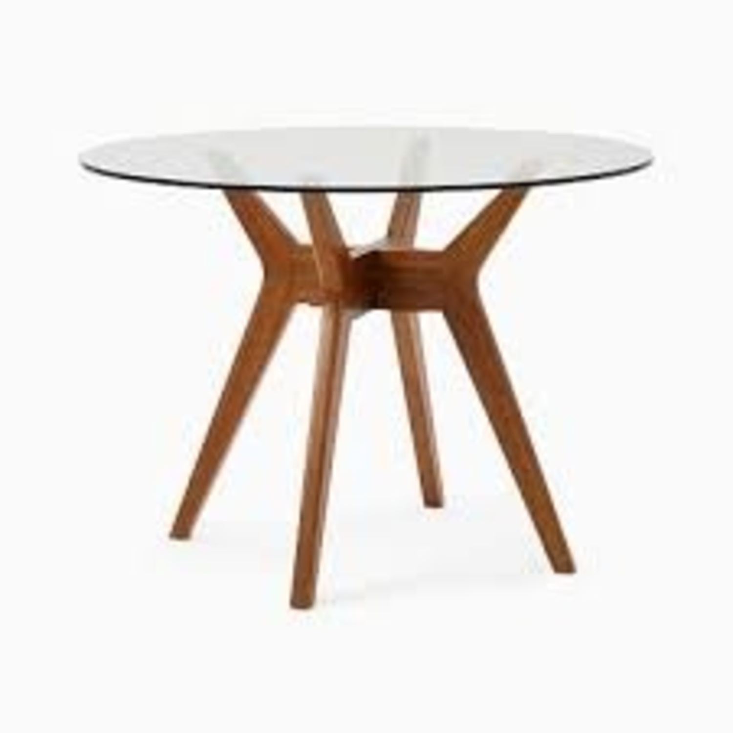 West Elm Jensen Round Glass Dining Table - image-5