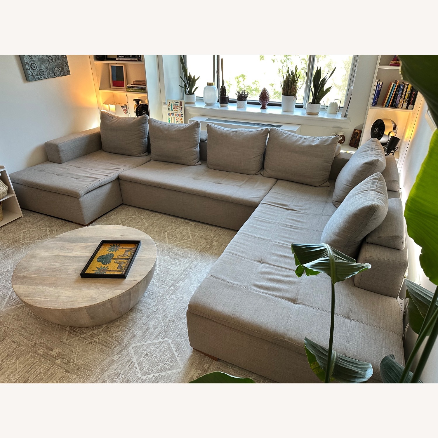BoConcept Mezzo Gray Fabric 3 Piece Sectional - image-1
