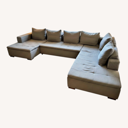 Used BoConcept Mezzo Gray Fabric 3 Piece Sectional for sale on AptDeco