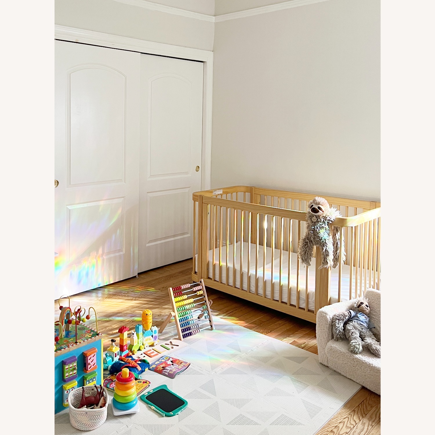 The Wave Crib Natural Wood Crib - image-2