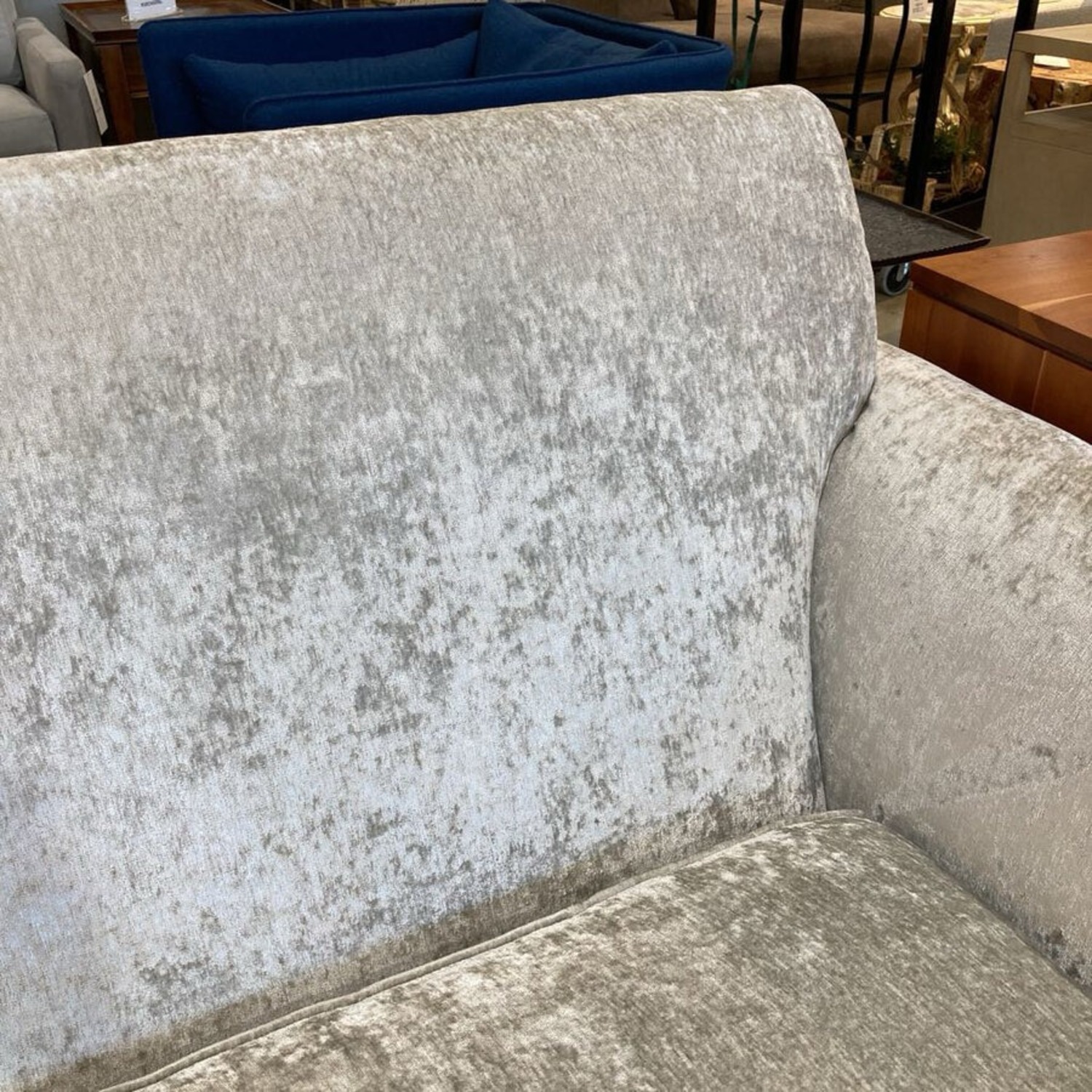 Oversized Skirted Chenille Sofa - image-7