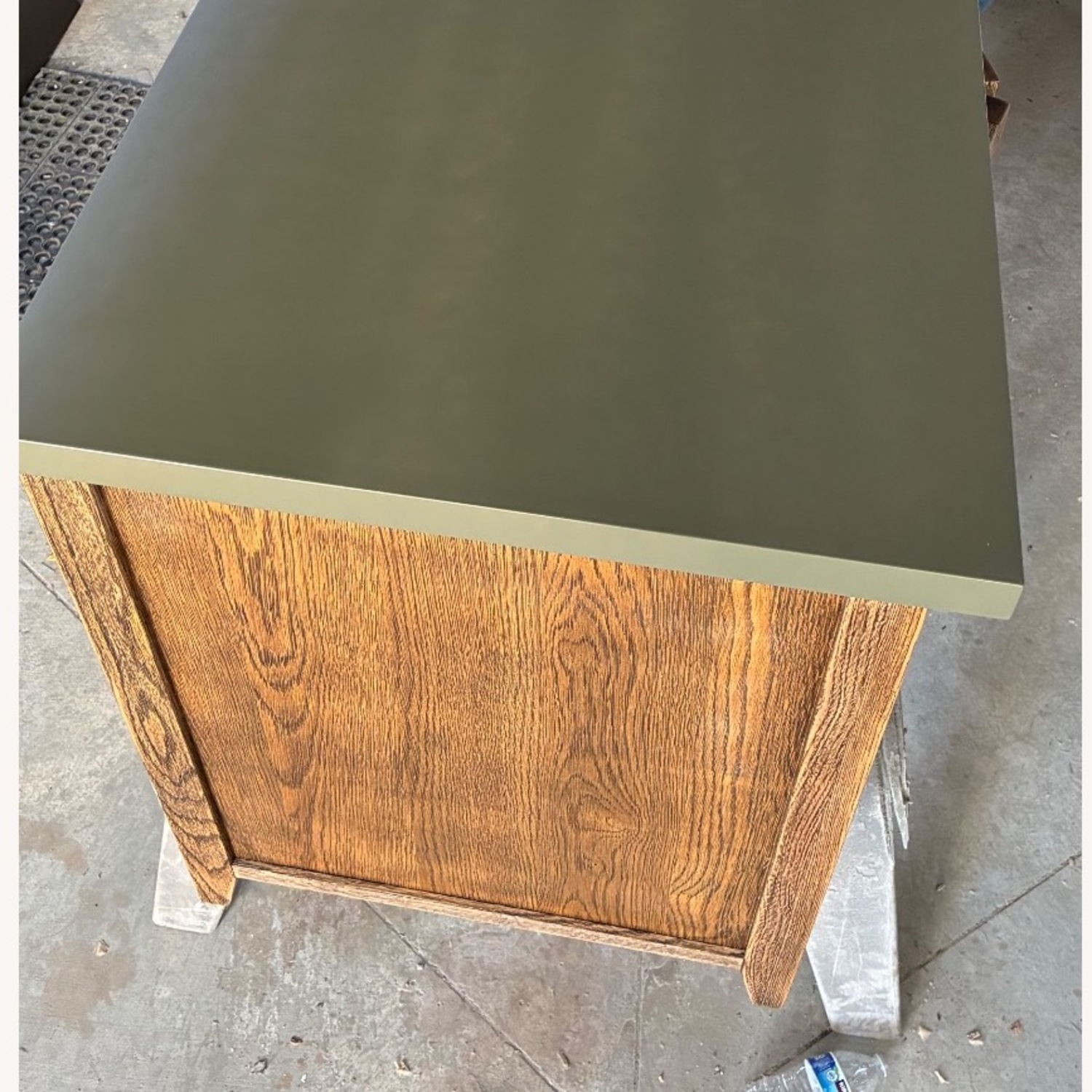 Western Hardware Dark Brown Oak Wood Vanity  - image-4