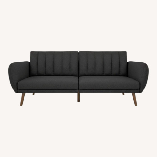 Used Dark Gray Fabric Futon for sale on AptDeco