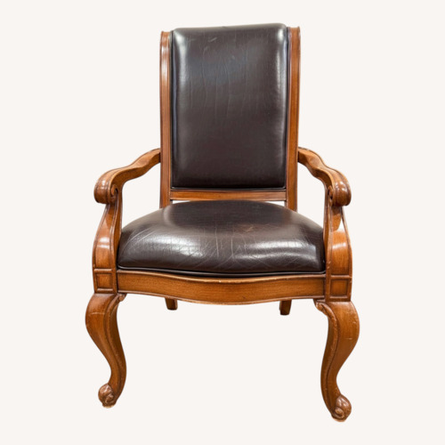 Used Vintage/Antique Brown Accent Chairs for sale on AptDeco