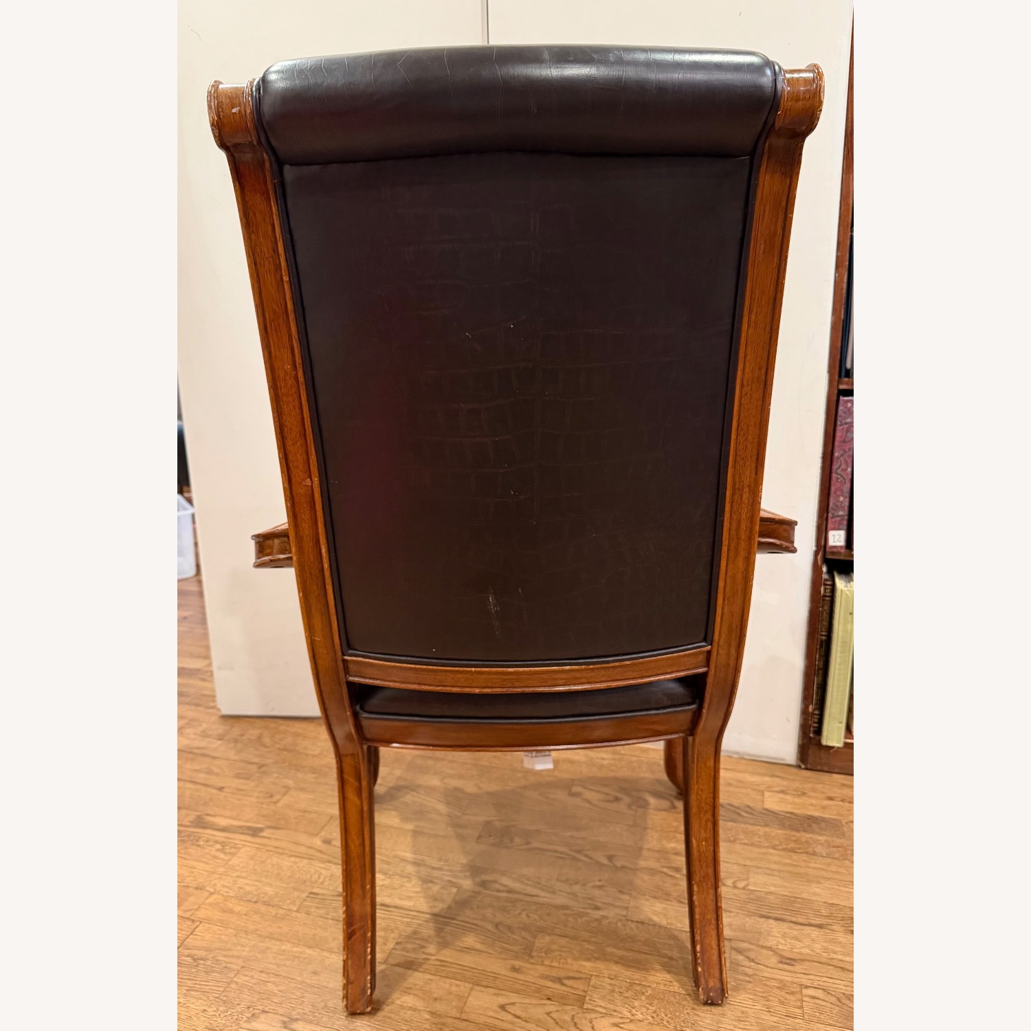 Vintage/Antique Brown Accent Chairs - image-3