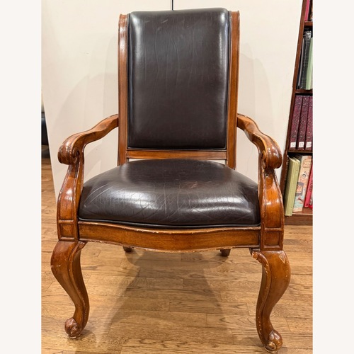 Used Vintage/Antique Brown Accent Chairs for sale on AptDeco