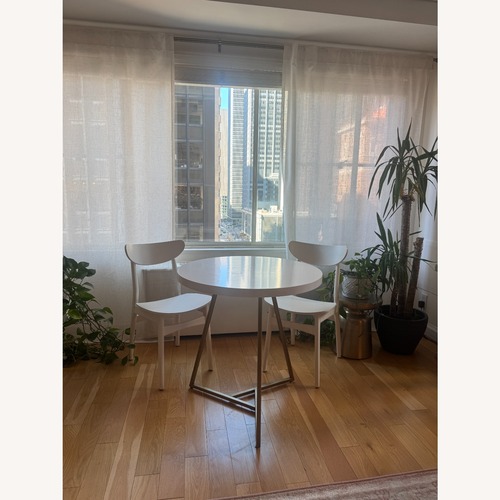 Used West Elm White Brass Dining Sets for sale on AptDeco