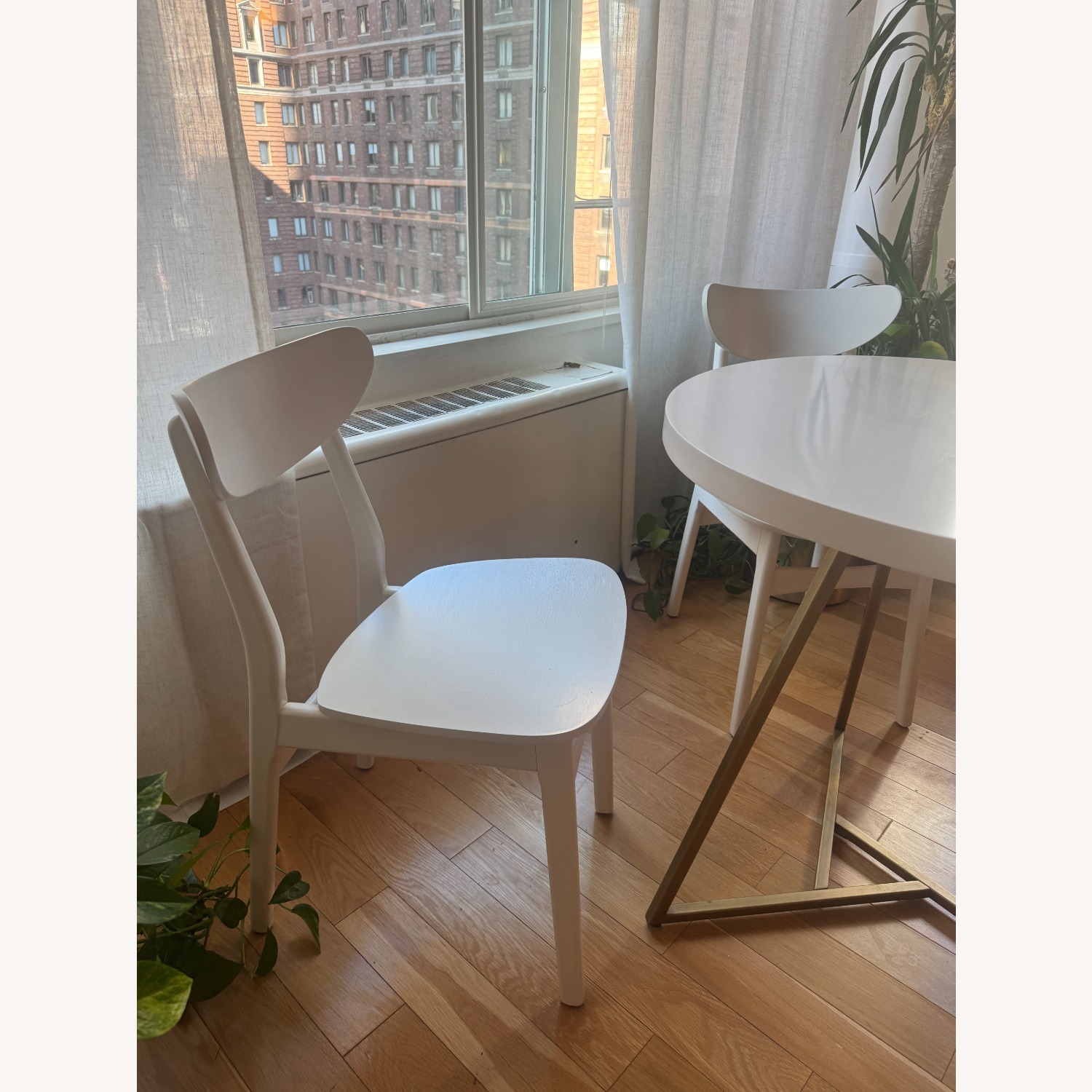West Elm White Brass Dining Sets - image-3