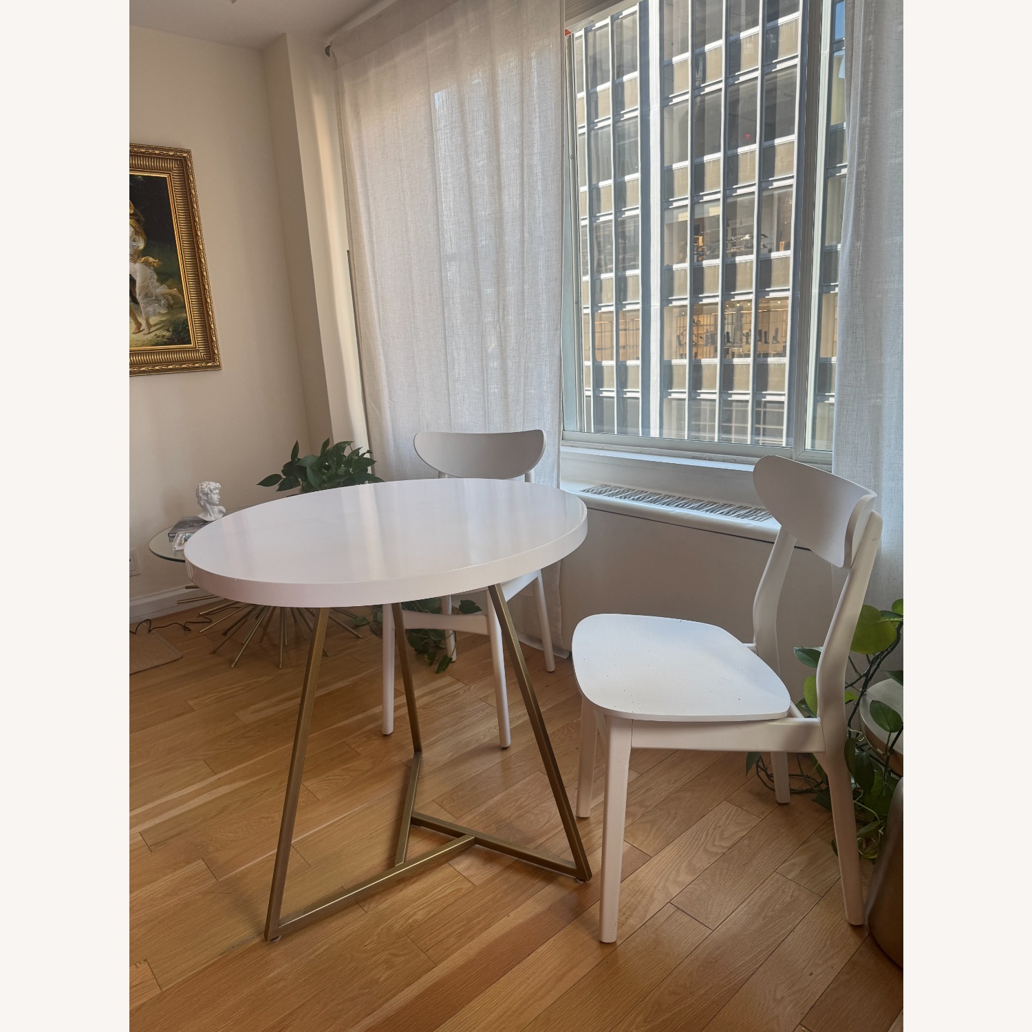 West Elm White Brass Dining Sets - image-2