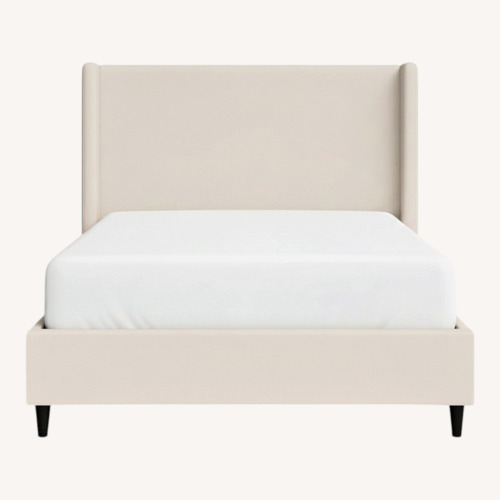 Used Wayfair Ana Upholstered Wingback Bed for sale on AptDeco