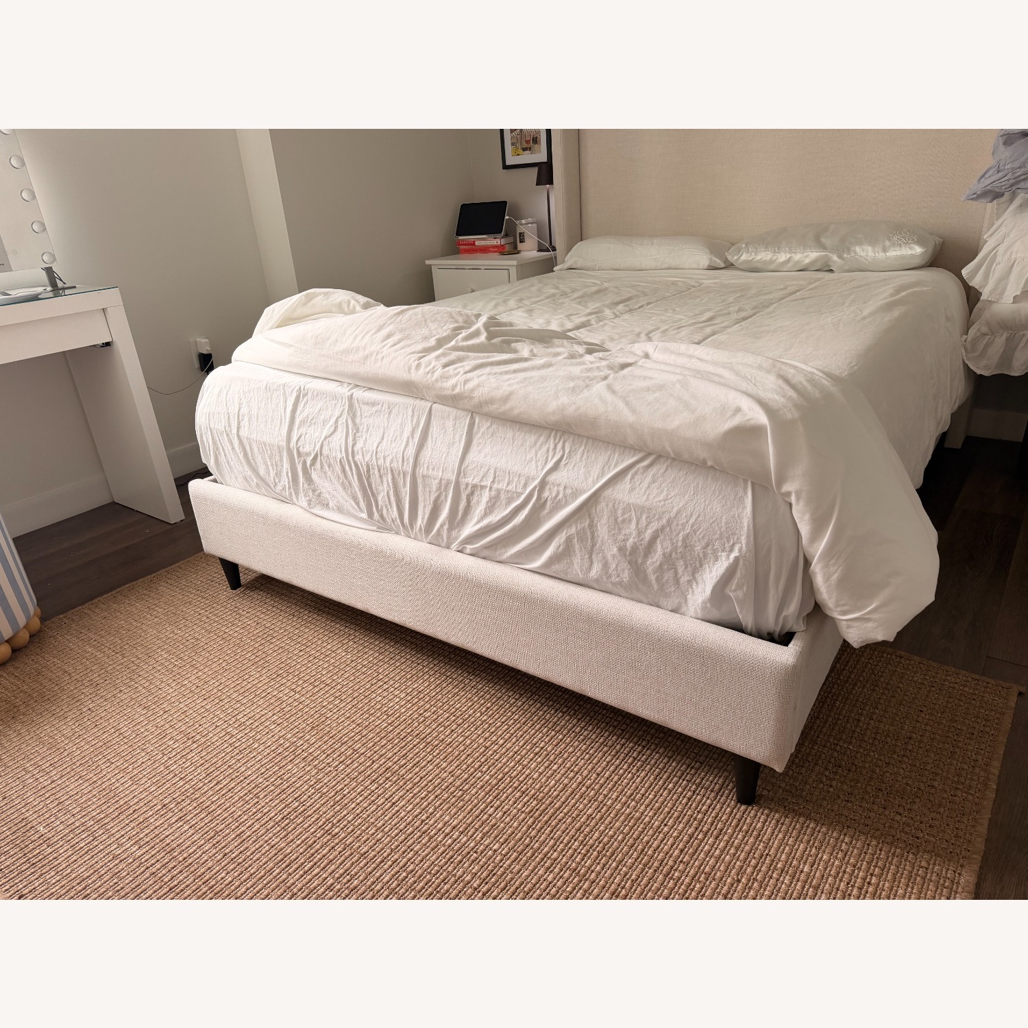 Wayfair Ana Upholstered Wingback Bed - image-3
