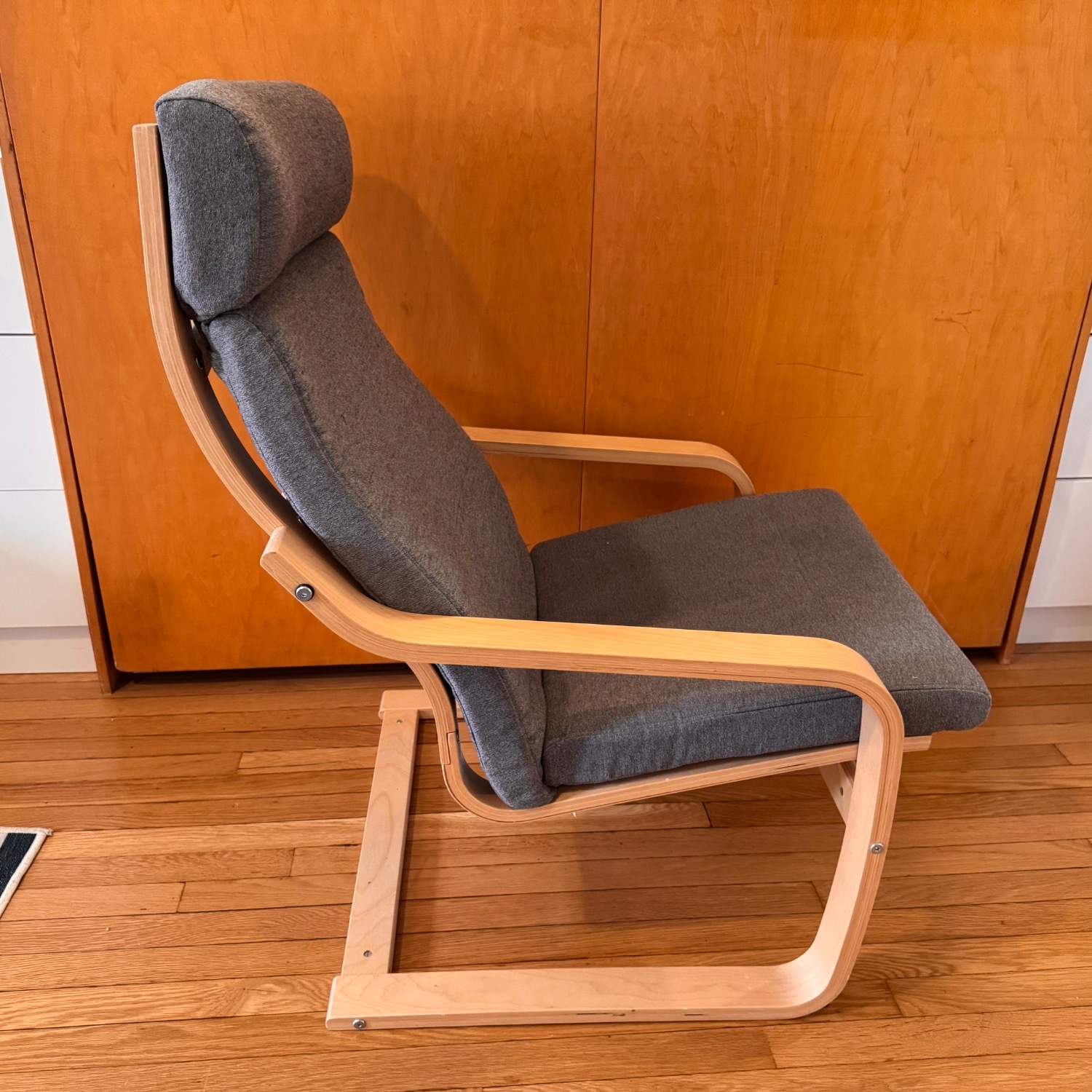 IKEA Poäng Chair + Ottoman - image-2