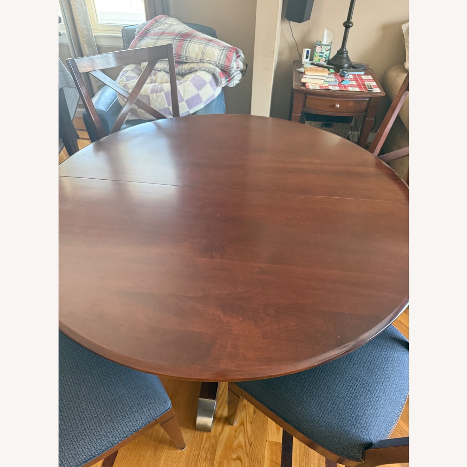 Ethan Allen British Classics Pedestal Dining Table - image-9