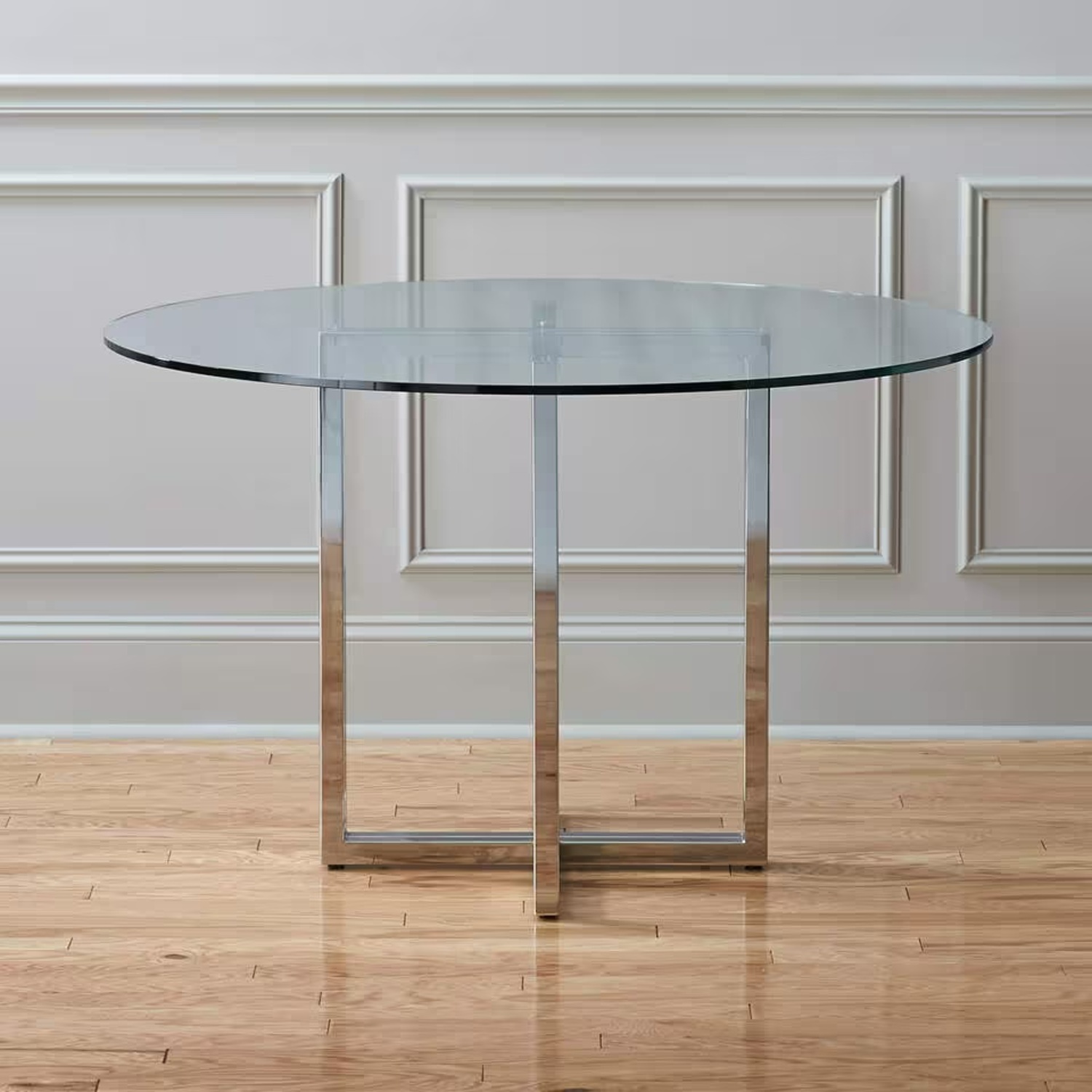 CB2 Silverado Glass Dining Room Table - image-5