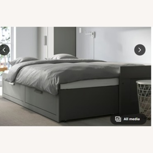 Used IKEA Brimmes Double Bed  for sale on AptDeco