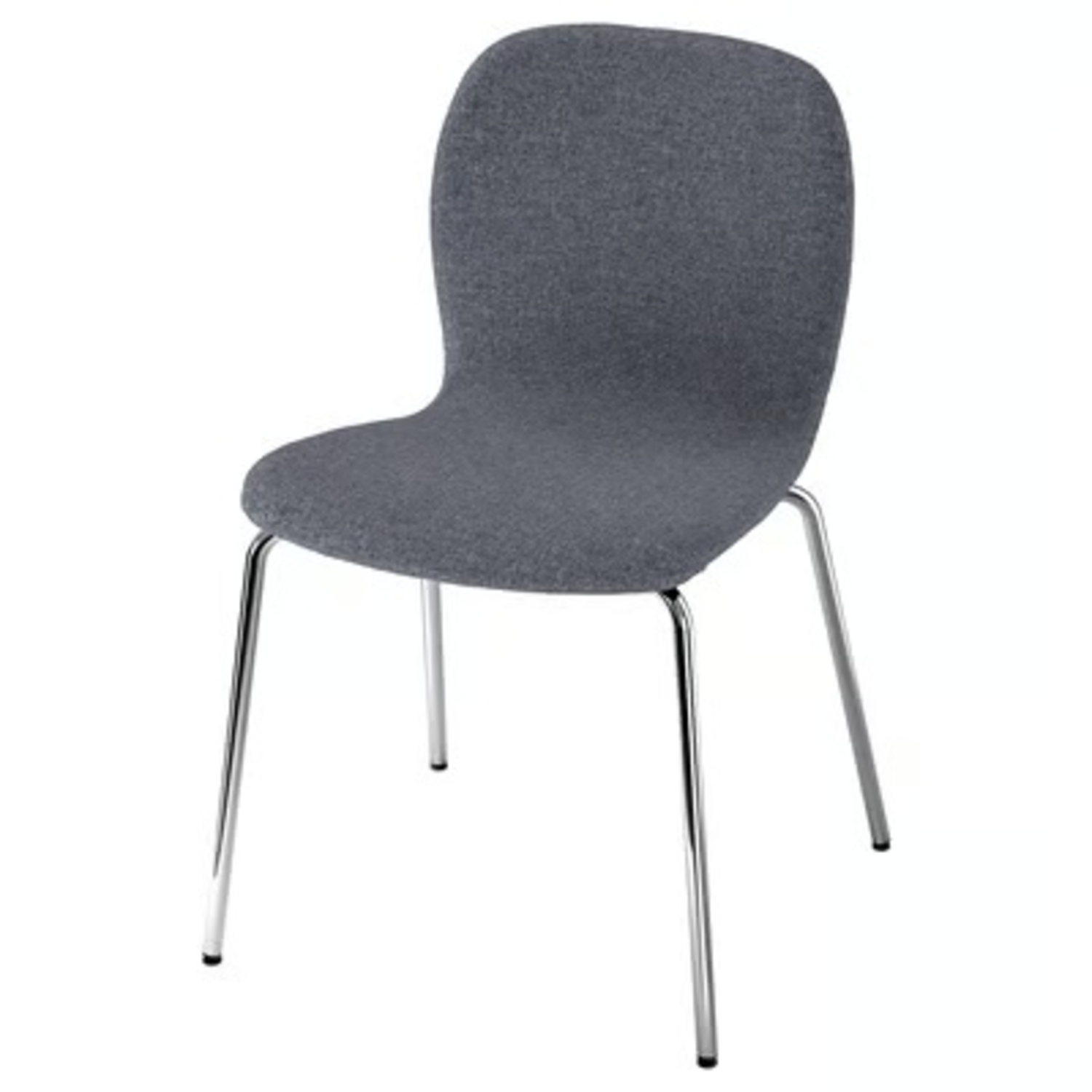 IKEA Karlpetter Light Gray Fabric Dining Chairs - image-4