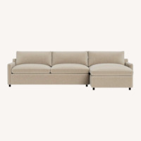 ABC Carpet and Home Light Gray Sleeper Sofa