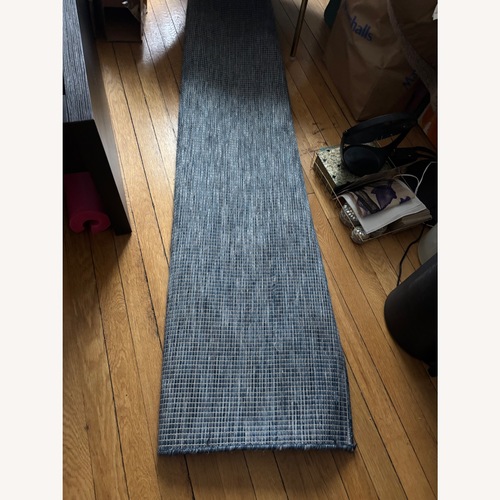 Used Navy Blue Area Rug for sale on AptDeco