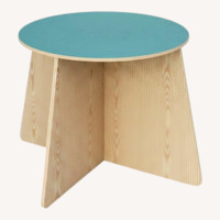 Blue Wood Play Table
