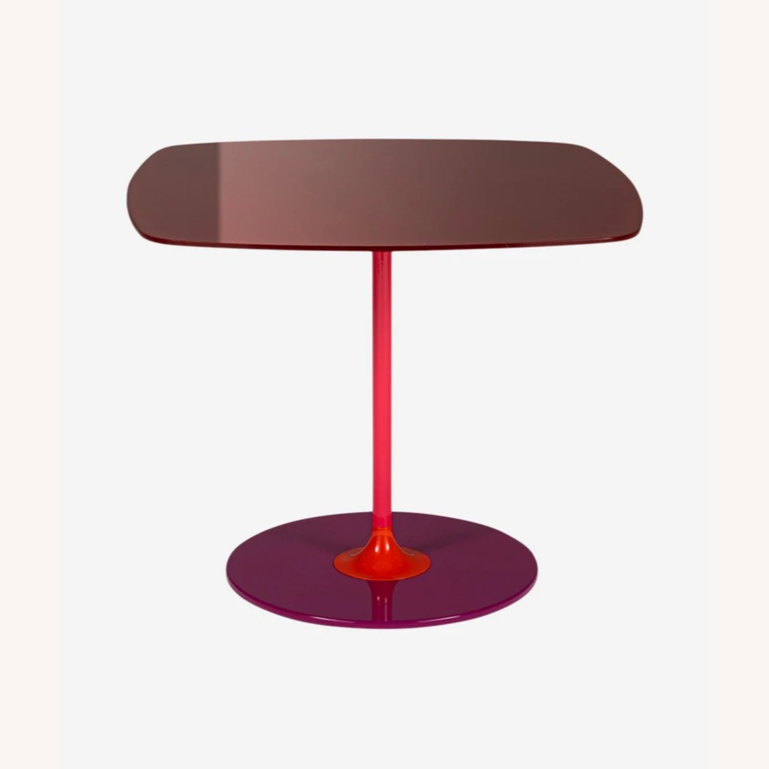 Kartell Red Thierry Side Tables - Set of 2 Tall - image-2