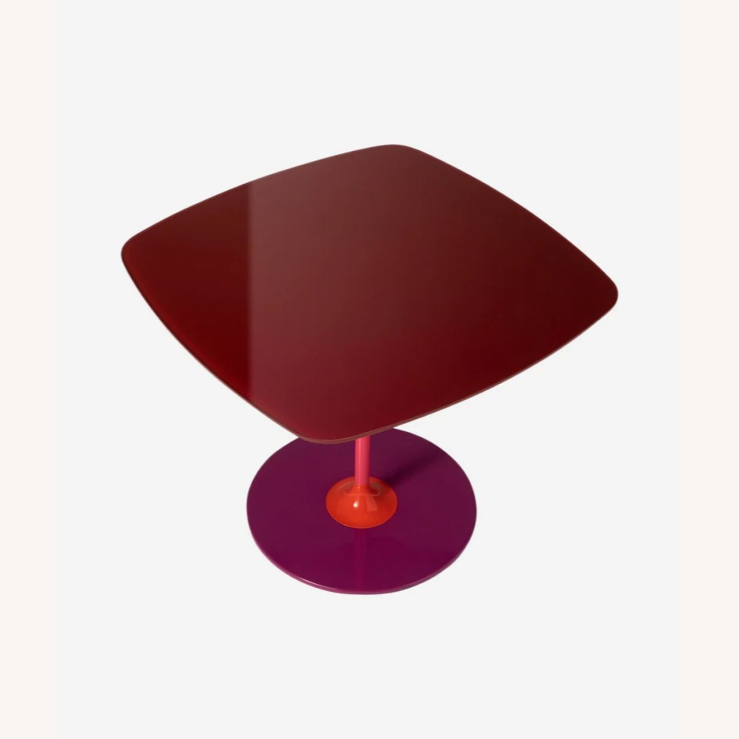 Kartell Red Thierry Side Tables - Set of 2 Tall - image-3