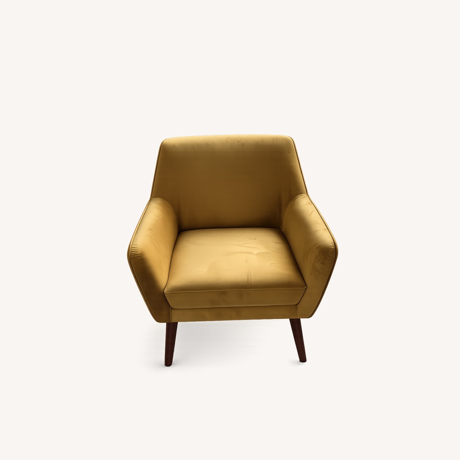 Midinmod Yellow Velvet Armchair - image-4