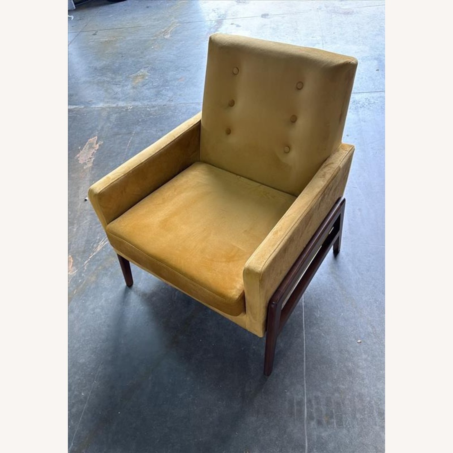 Midinmod Yellow Velvet Armchair - image-3