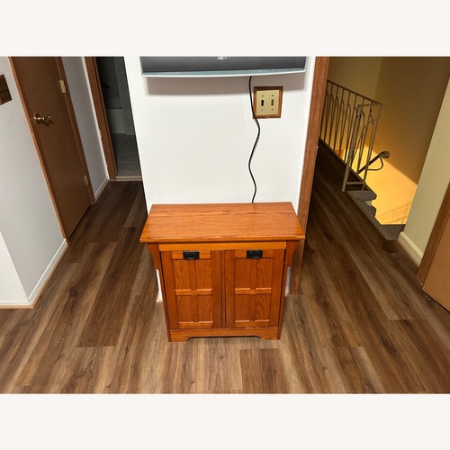 Used Vintage/Antique Finds Dark Brown Media Storage for sale on AptDeco