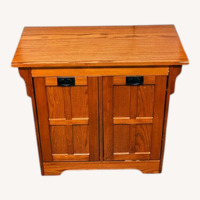 Vintage/Antique Finds Dark Brown Media Storage