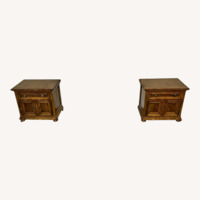 Vintage/Antique Finds Dark Brown Nightstands