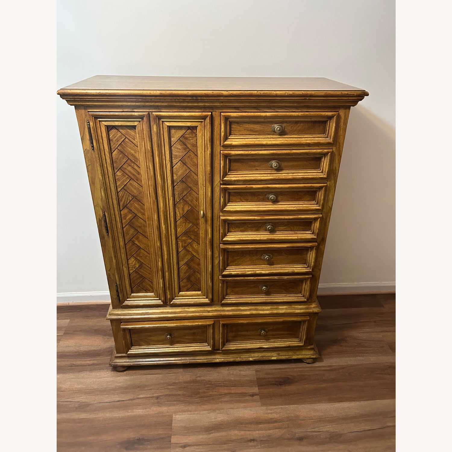 Vintage/Antique Finds Dark Brown Chest - image-1