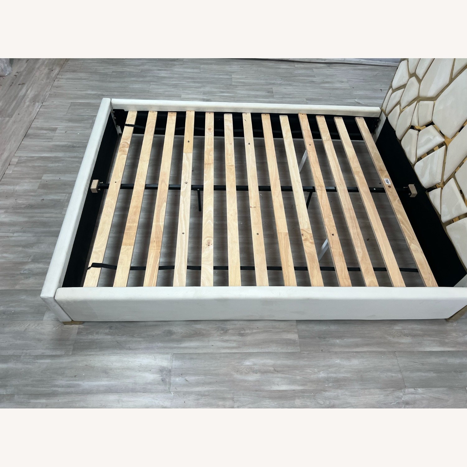Mercer41 Upholstered Metal Platform Queen Bed - image-5
