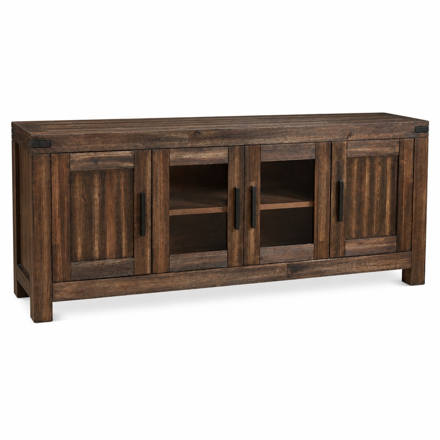 Avondale Dark Brown and Carved Wood Cabinet  - image-4