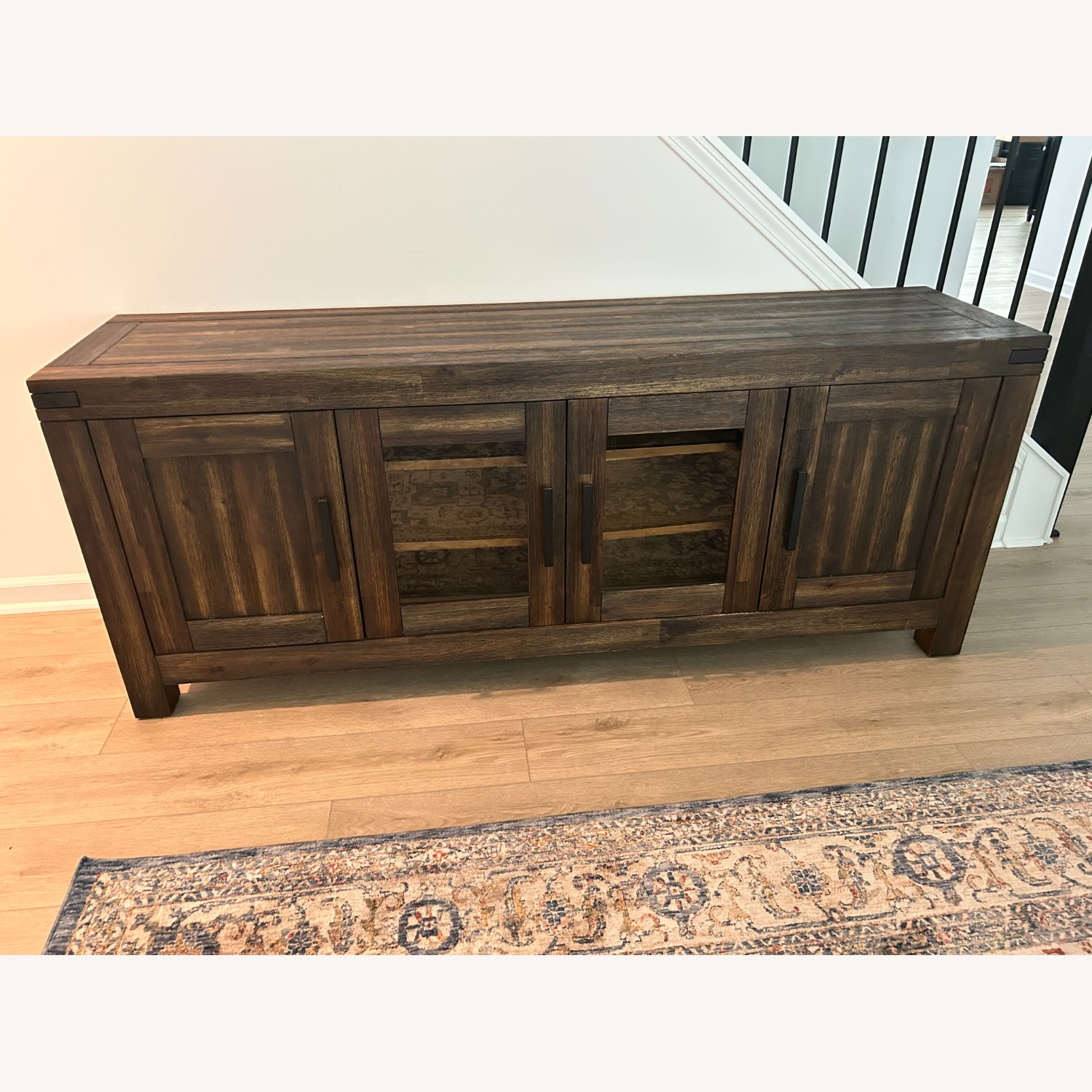 Avondale Dark Brown and Carved Wood Cabinet  - image-2