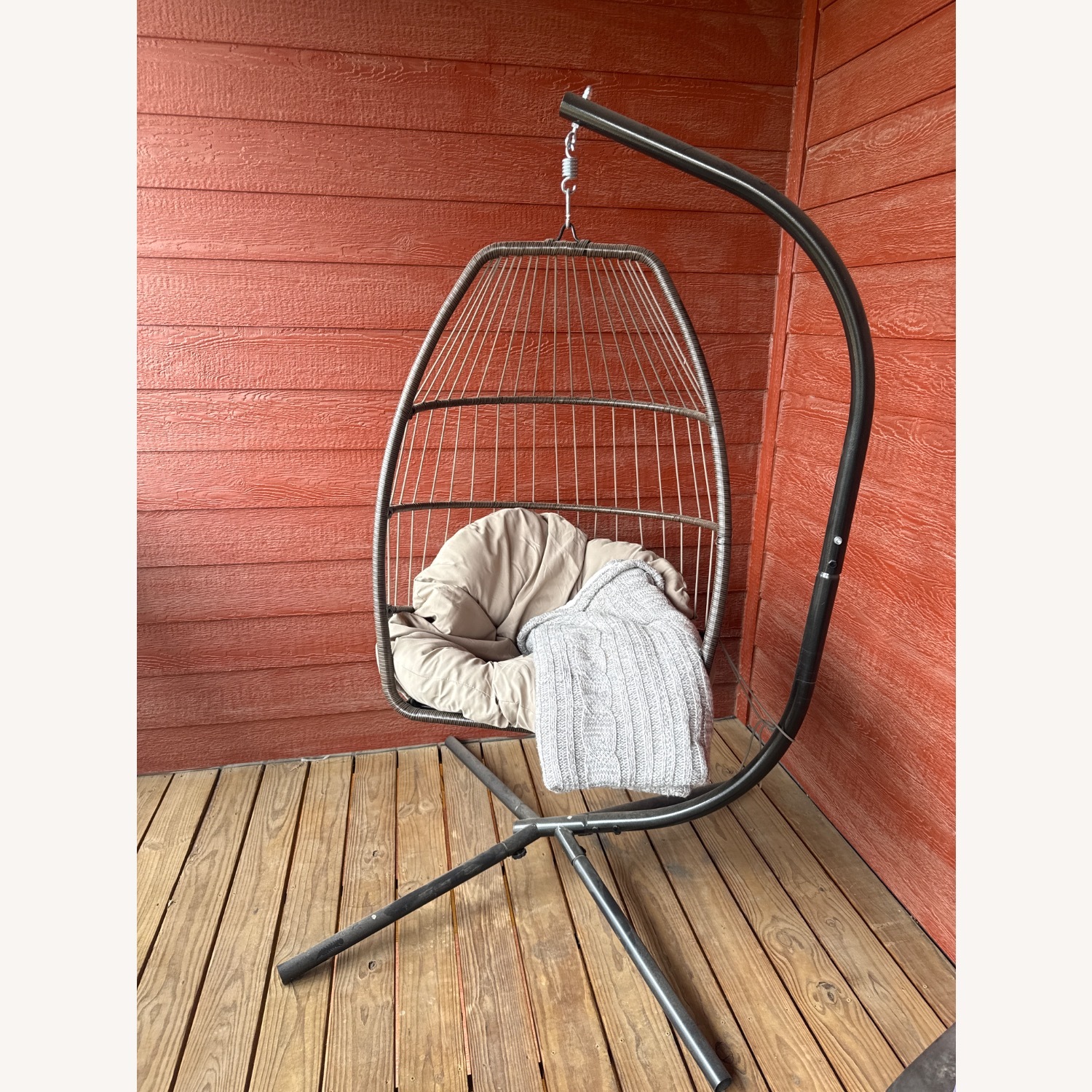 Outdoor Swing Egg Chair - image-3