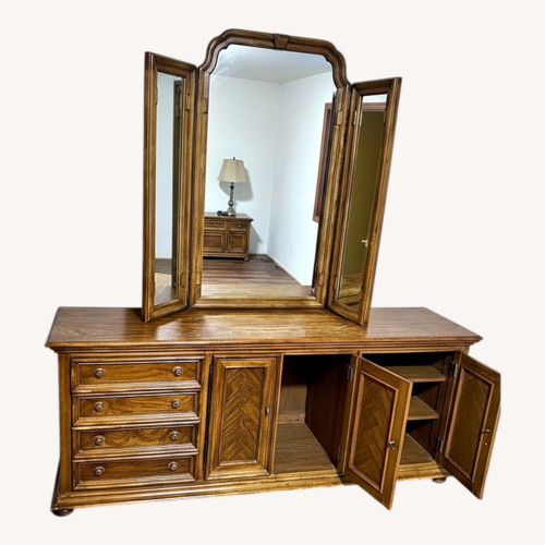 Used Vintage/Antique Finds Dark Brown Dresser for sale on AptDeco