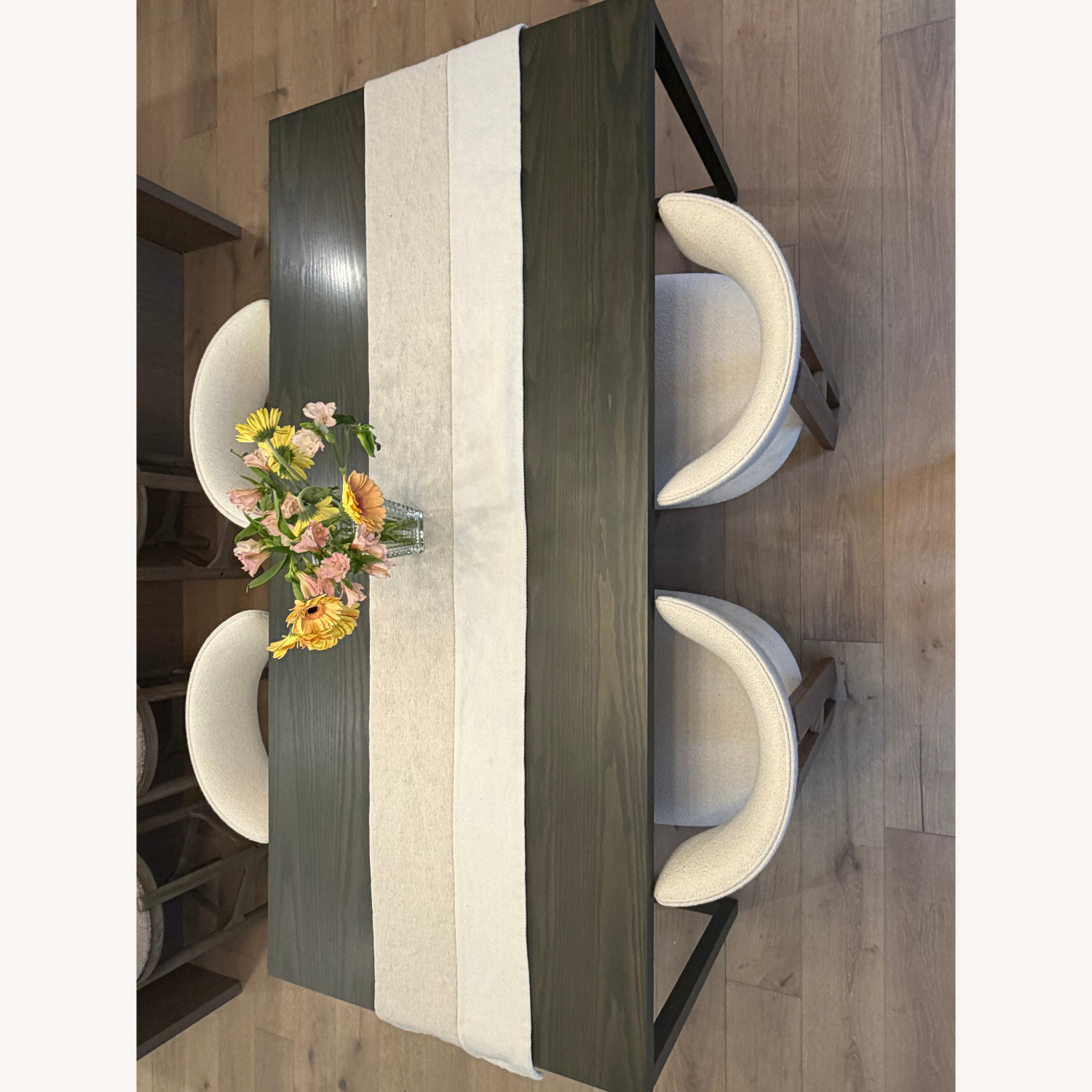 Blu Dot Strut Dark Gray Wood Dining Table - image-2